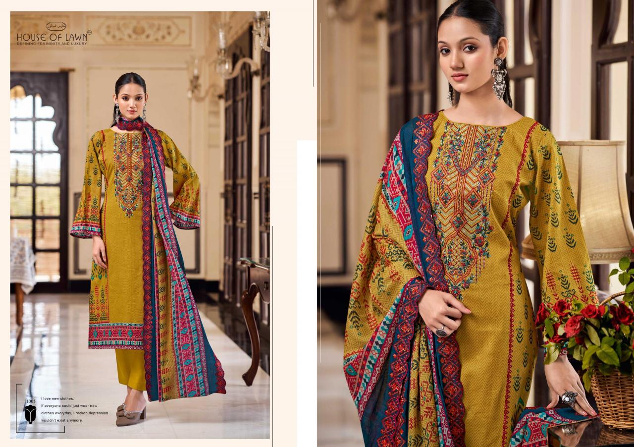 House Of Lawn Bin Saeed catalog pakistani lawn suits wholesale in bangladesh