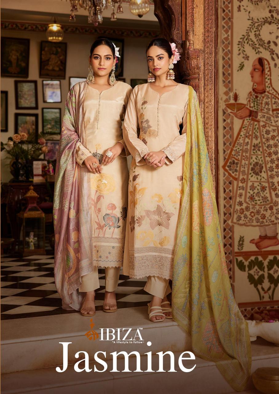 Ibiza Jasmine catalog unstitched salwar kameez suppliers in surat