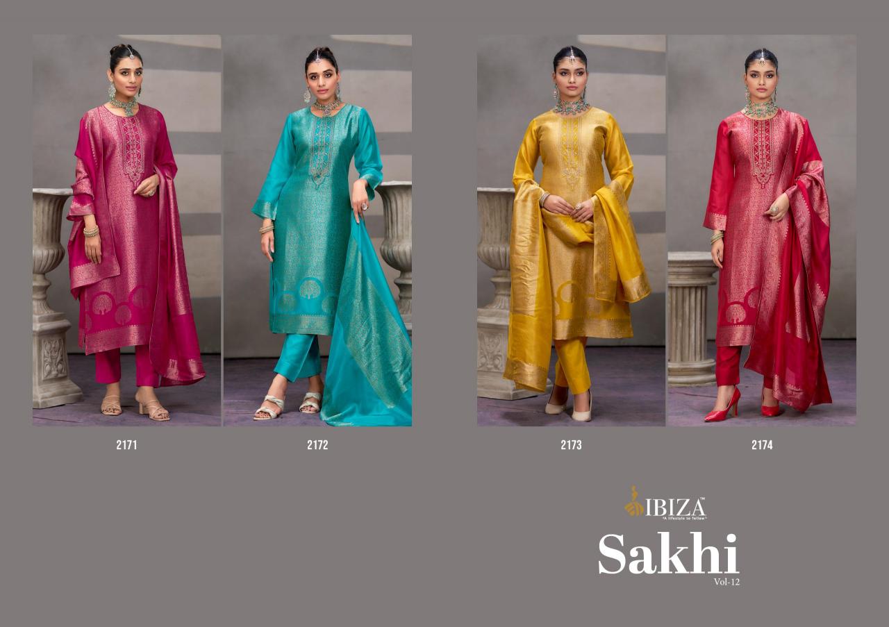 Ibiza Sakhi Vol 12 Catalog wholesale market of salwar kameez in surat