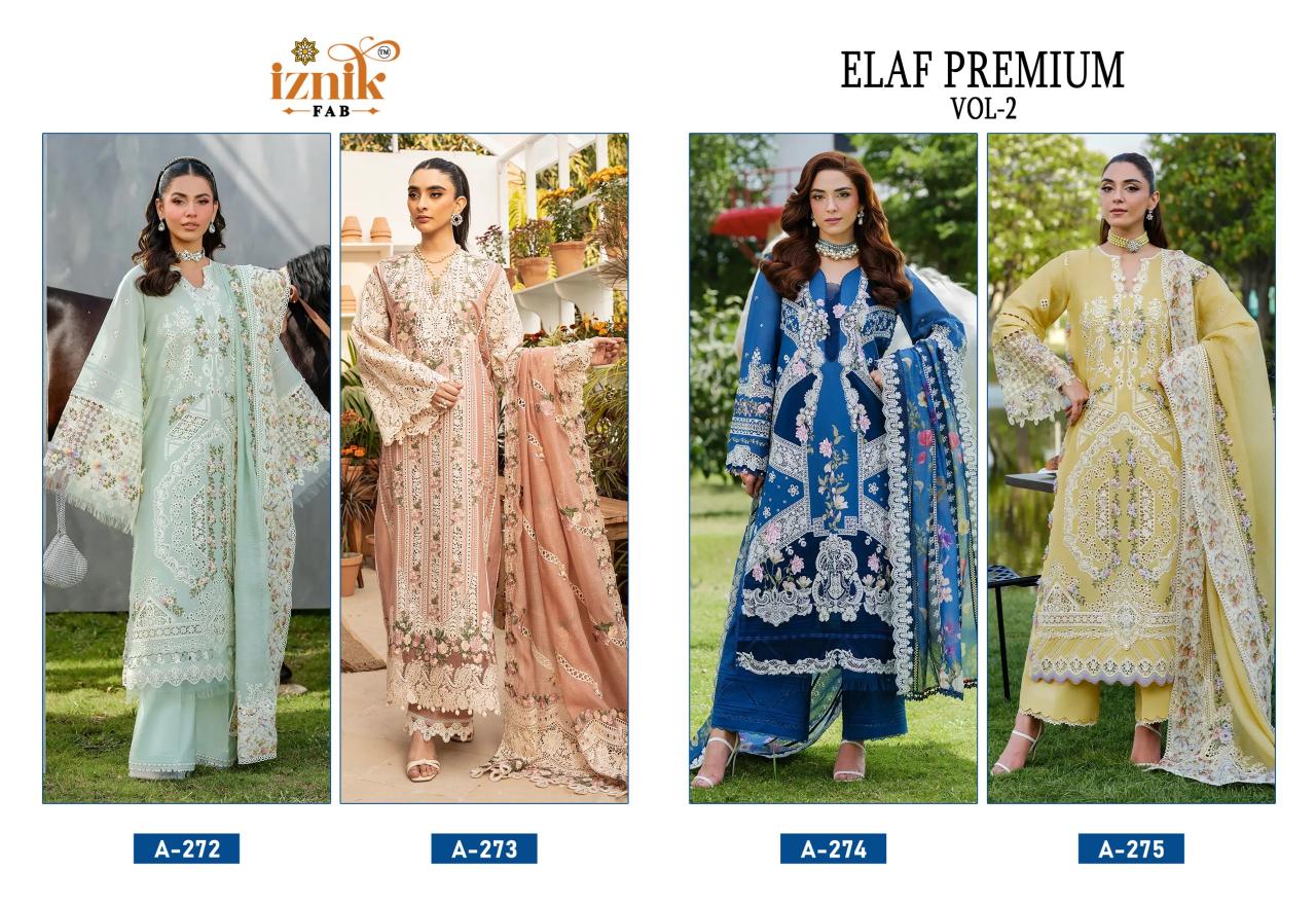 Iznik Elaf Premium vol 2 catalog buy wholesale pakistani suits online