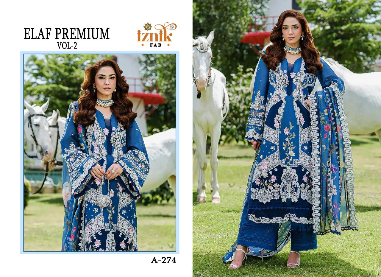 Iznik Elaf Premium vol 2 catalog buy wholesale pakistani suits online