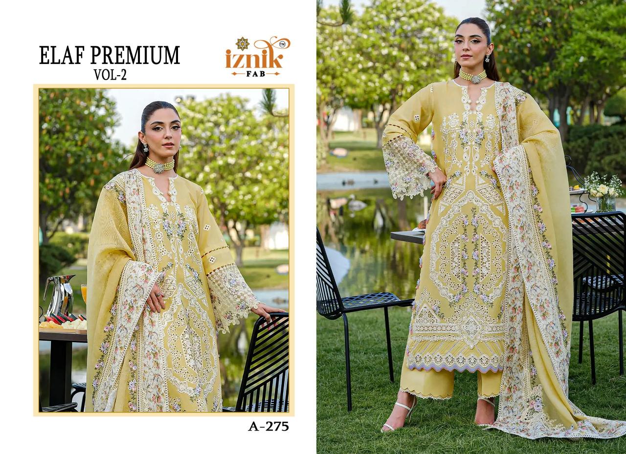 Iznik Elaf Premium vol 2 catalog buy wholesale pakistani suits online