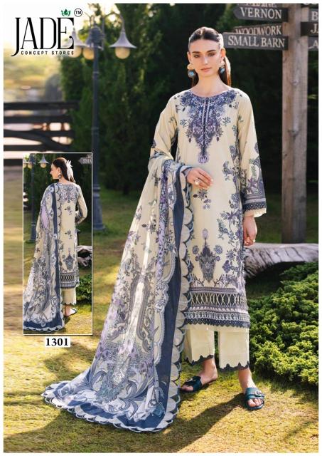 Jade Bin Saeed Vol 13 catalog cotton dress material wholesale