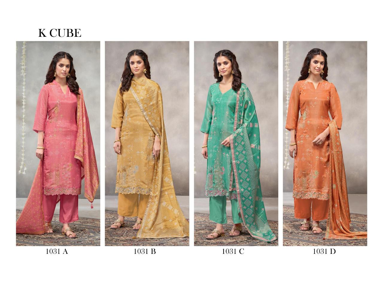 K Cube Falak catalog designer salwar kameez surat