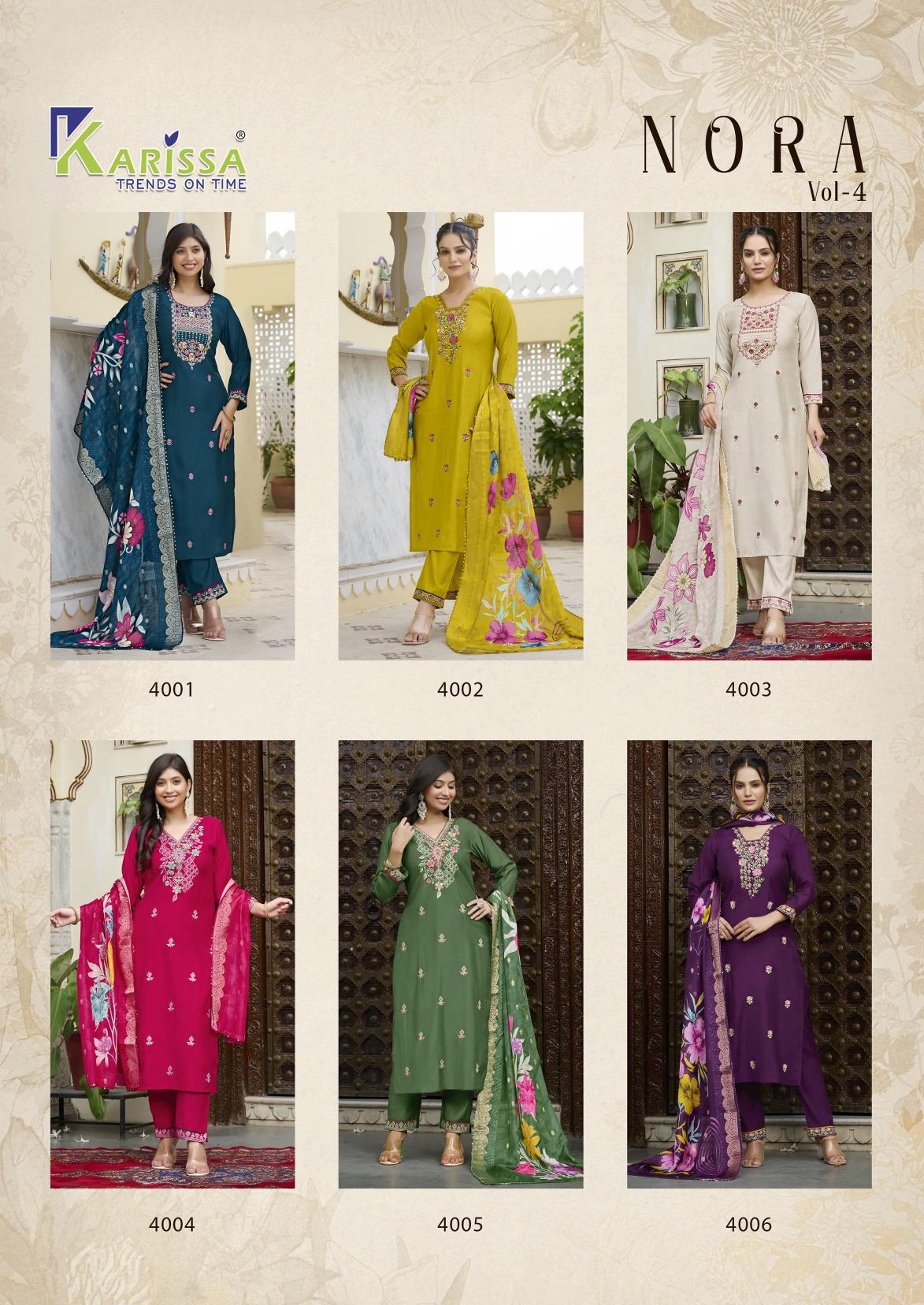 Karissa Nora Vol 4 catalog juliet kurtis online india