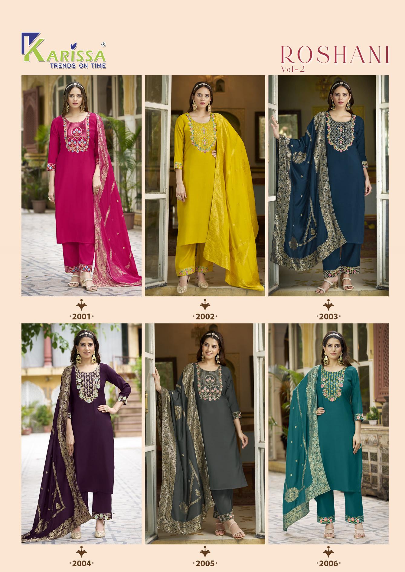 Karissa Roshani vol 2 catalog stylish kurtis online shopping india