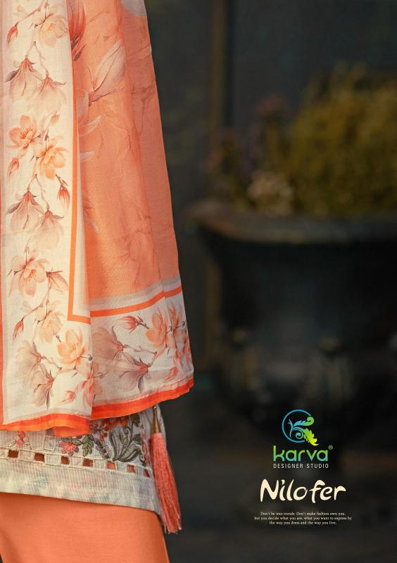 Karva Nilofer catalog salwar kameez material wholesale