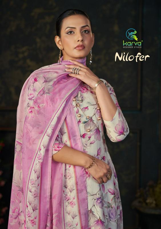 Karva Nilofer catalog salwar kameez material wholesale