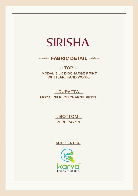 Karva Sirisha catalog patiala salwar kameez wholesale