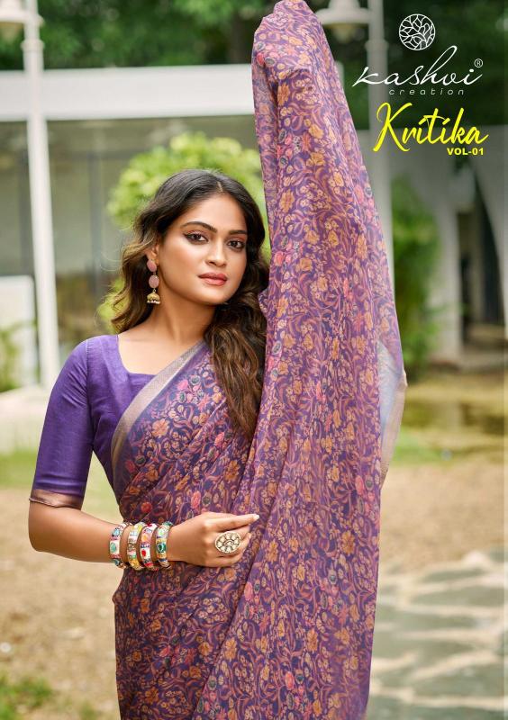 Kashvi Kritika Vol 1 catalog surat casual wear sarees