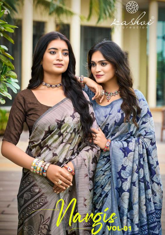 Kashvi Nargis catalog cheapest saree market wholesale in surat