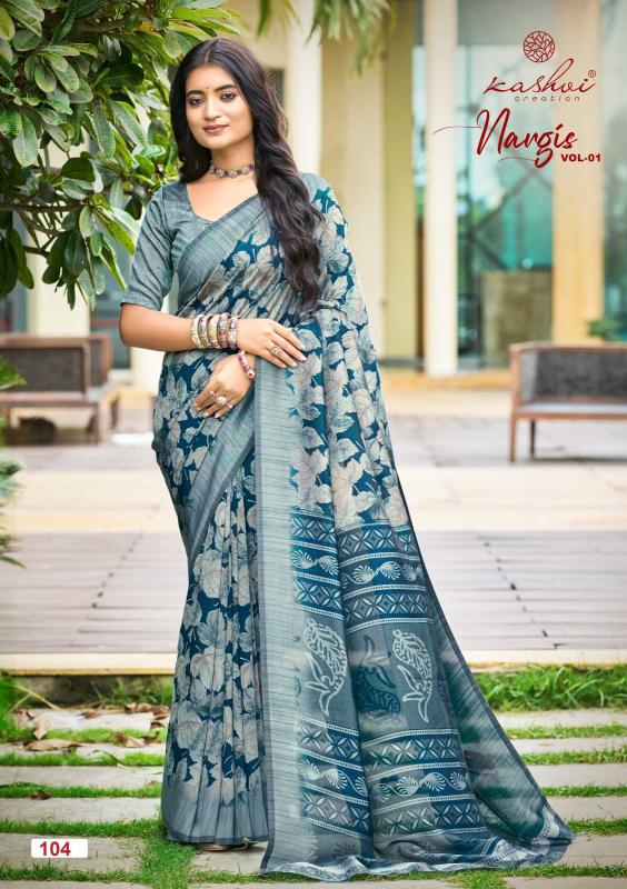 Kashvi Nargis catalog cheapest saree market wholesale in surat