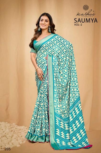 Kashvi Saumya Vol 2 catalog fancy exclusive sarees manufacturer in surat