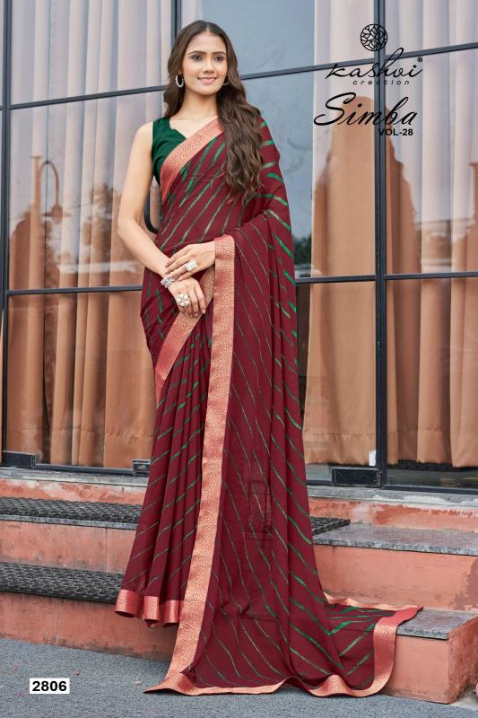 Kashvi Simba Vol 28 catalog surat sarees wholsel branchs in hyd