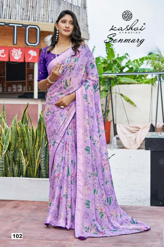 Kashvi Sonmarg catalog indian saree in surat