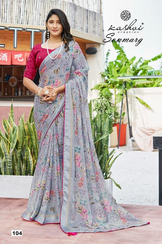 Kashvi Sonmarg catalog indian saree in surat