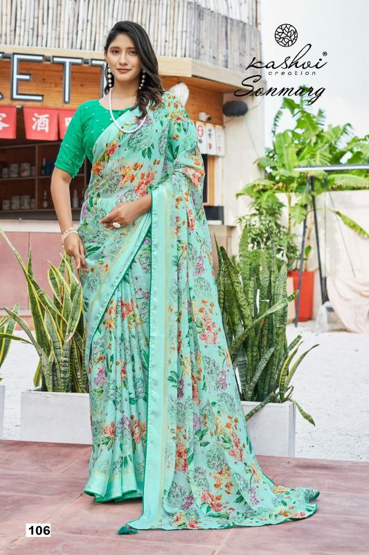 Kashvi Sonmarg catalog indian saree in surat