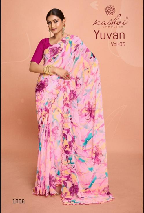 Kashvi Yuvan Vol 5 catalog new sarees surat