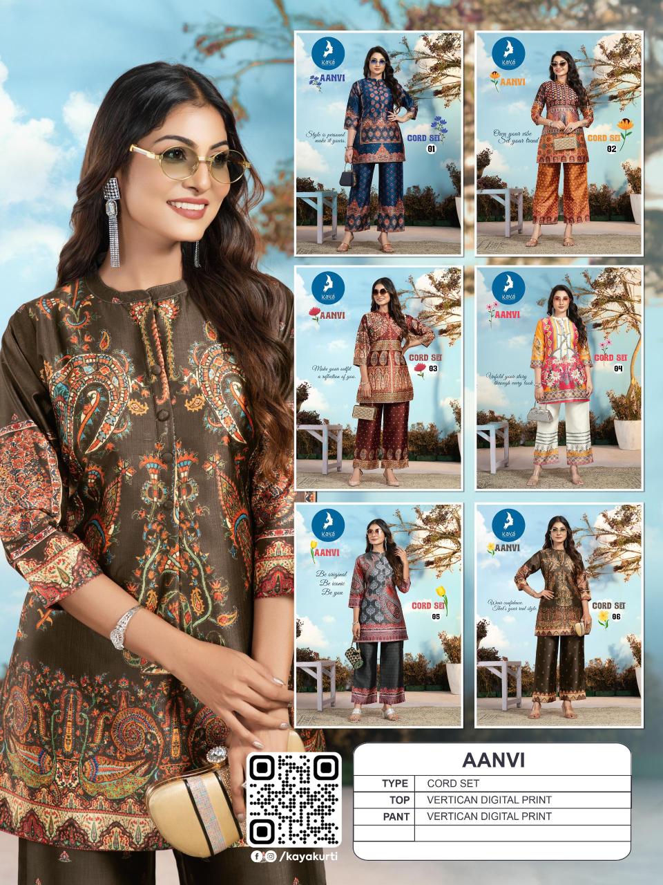 Kaya Aanvi catalog coord set wholesale in delhi