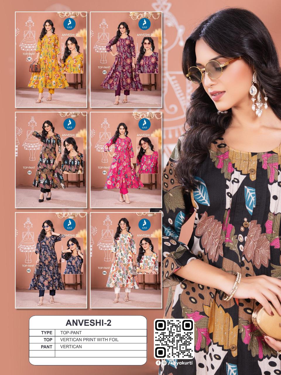 Kaya Anveshi vol 2 catalog online shopping kurtis india