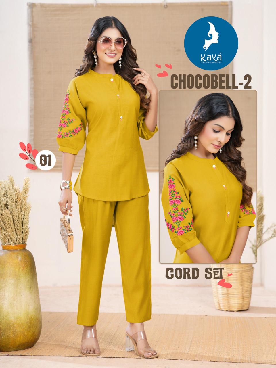 Kaya Chocobell vol 2 catalog co ord sets wholesale delhi
