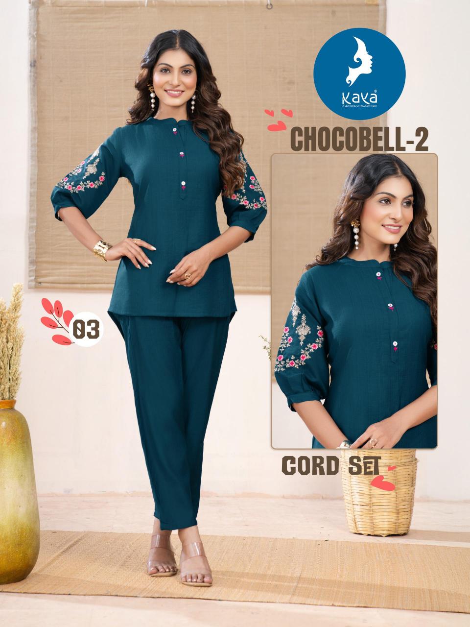Kaya Chocobell vol 2 catalog co ord sets wholesale delhi