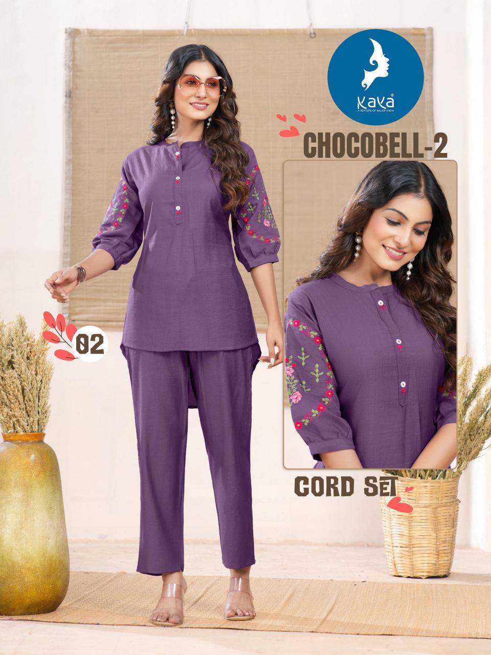 Kaya Chocobell vol 2 catalog co ord sets wholesale delhi