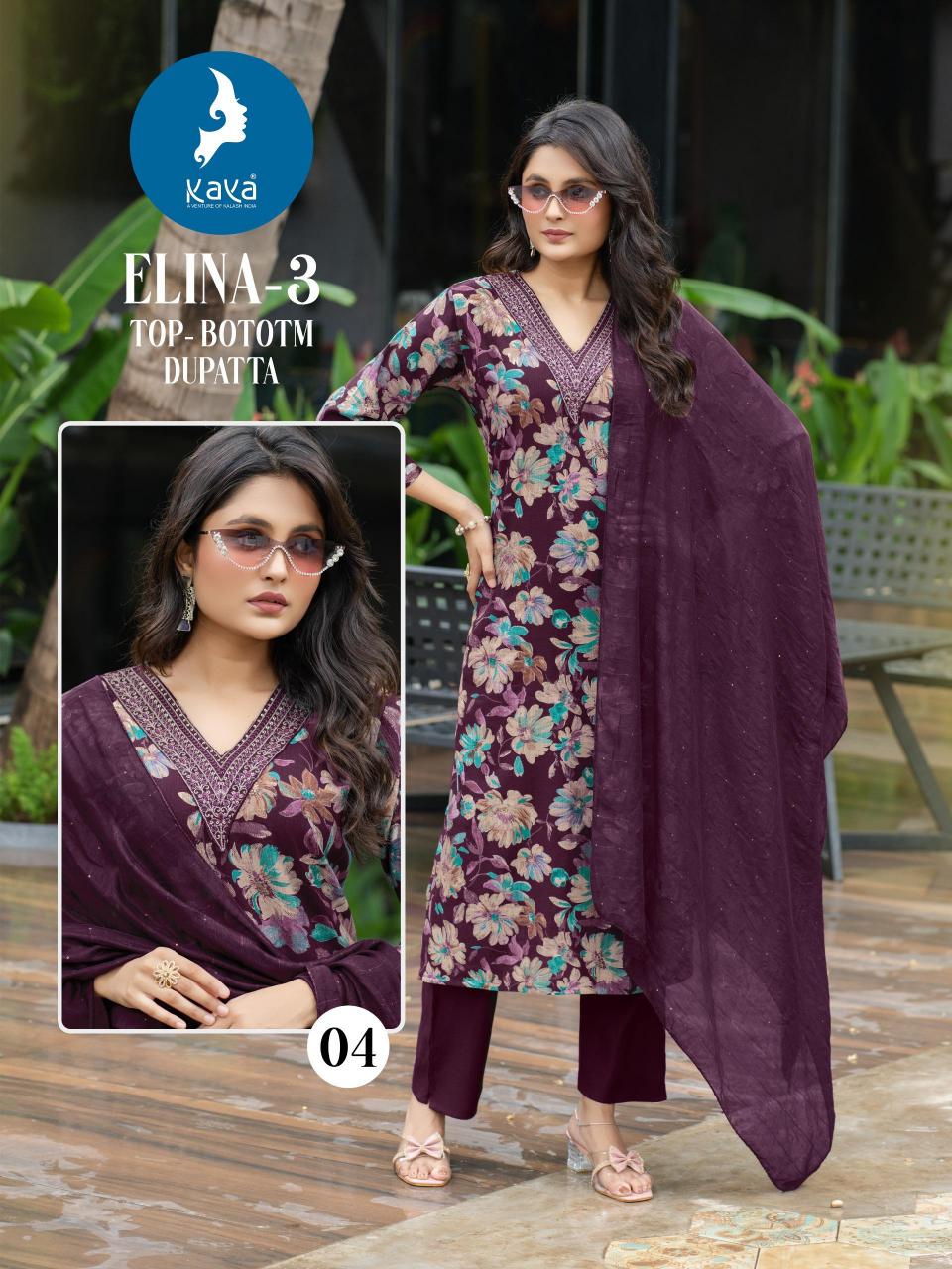 Kaya Elina vol 3 catalog best kurti manufacturer in india