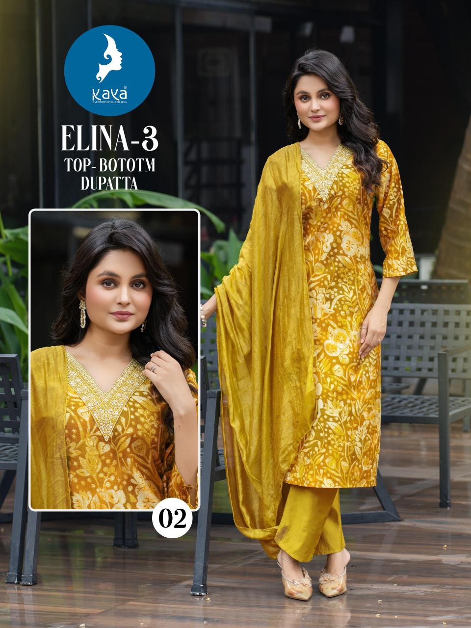 Kaya Elina vol 3 catalog best kurti manufacturer in india