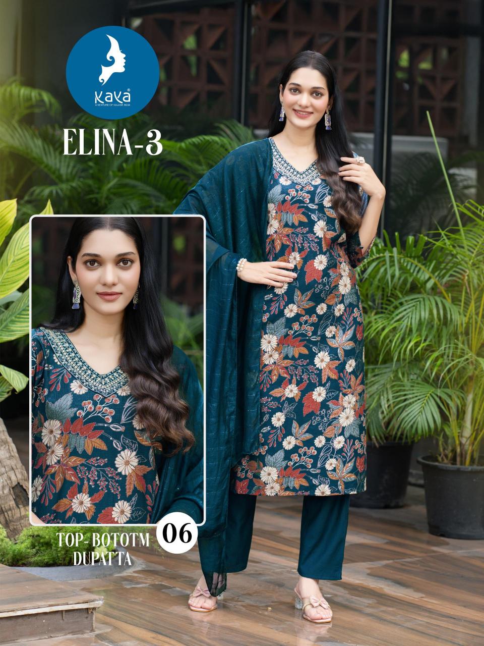Kaya Elina vol 3 catalog best kurti manufacturer in india