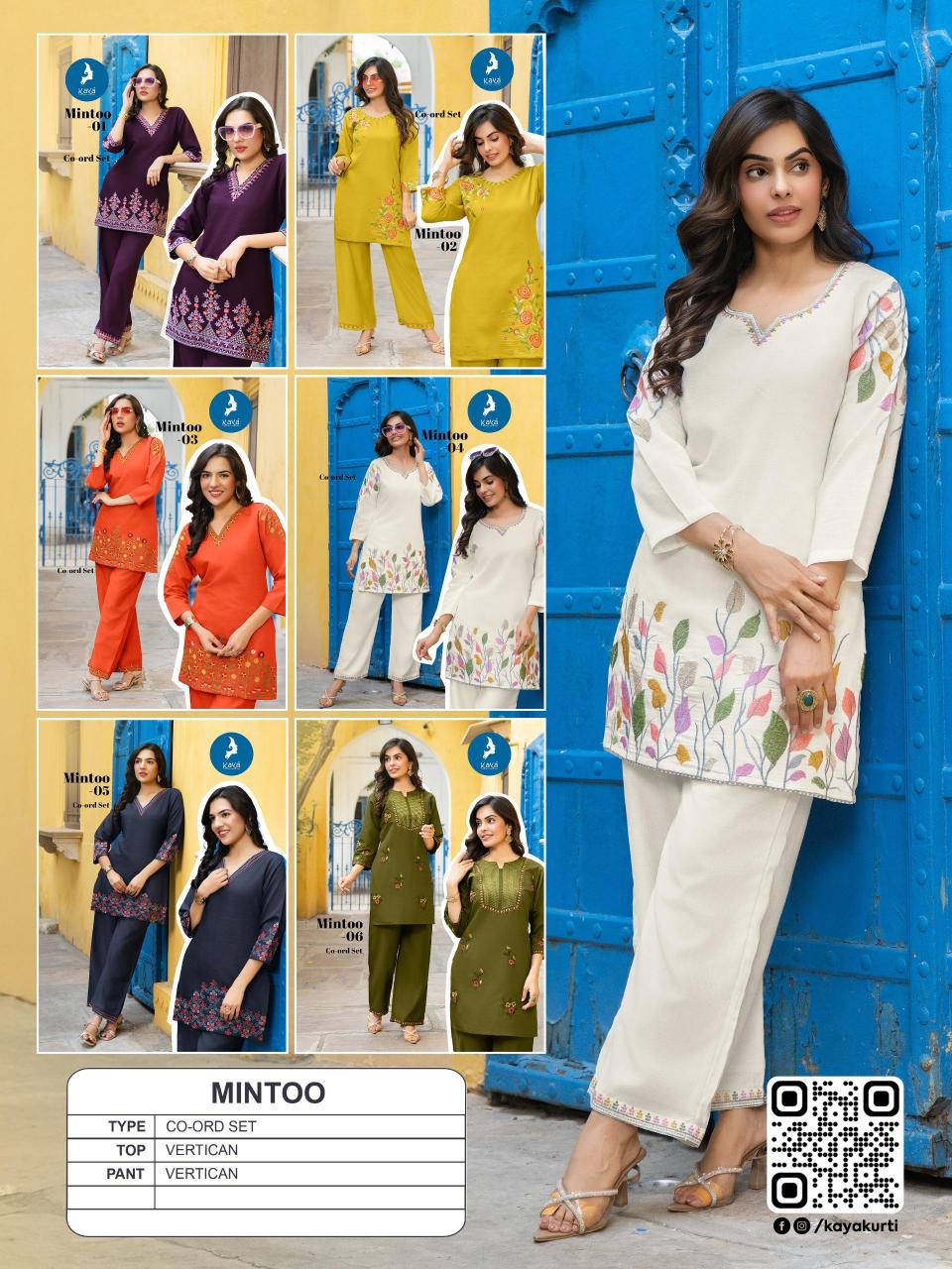 Kaya Mintoo catalog co ord set wholesale in mumbai