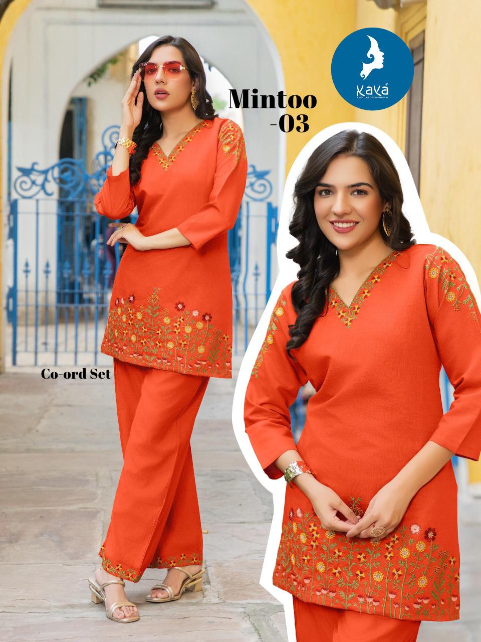 Kaya Mintoo catalog co ord set wholesale in mumbai