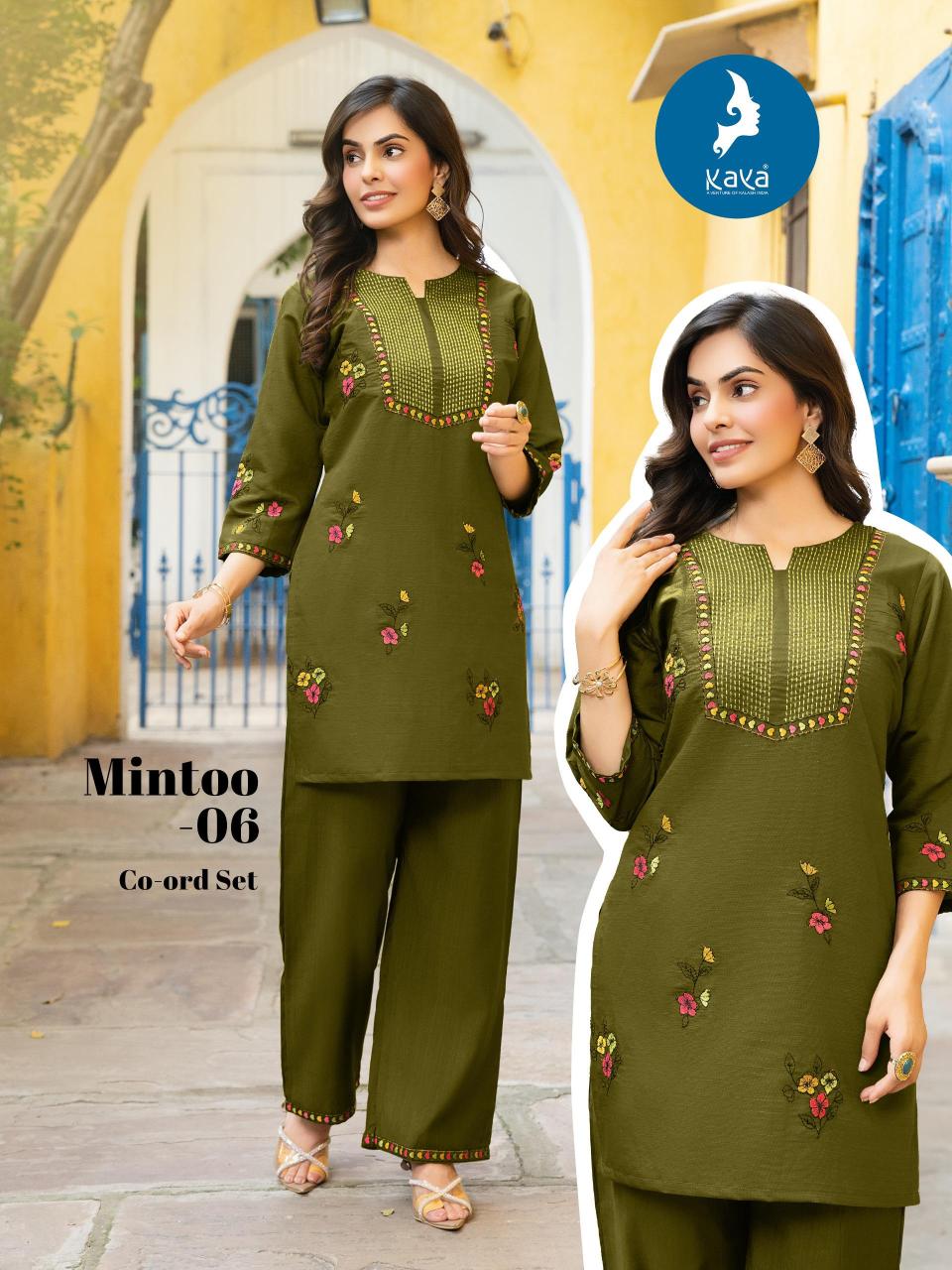 Kaya Mintoo catalog co ord set wholesale in mumbai