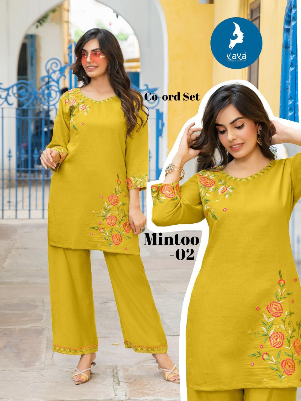 Kaya Mintoo catalog co ord set wholesale in mumbai