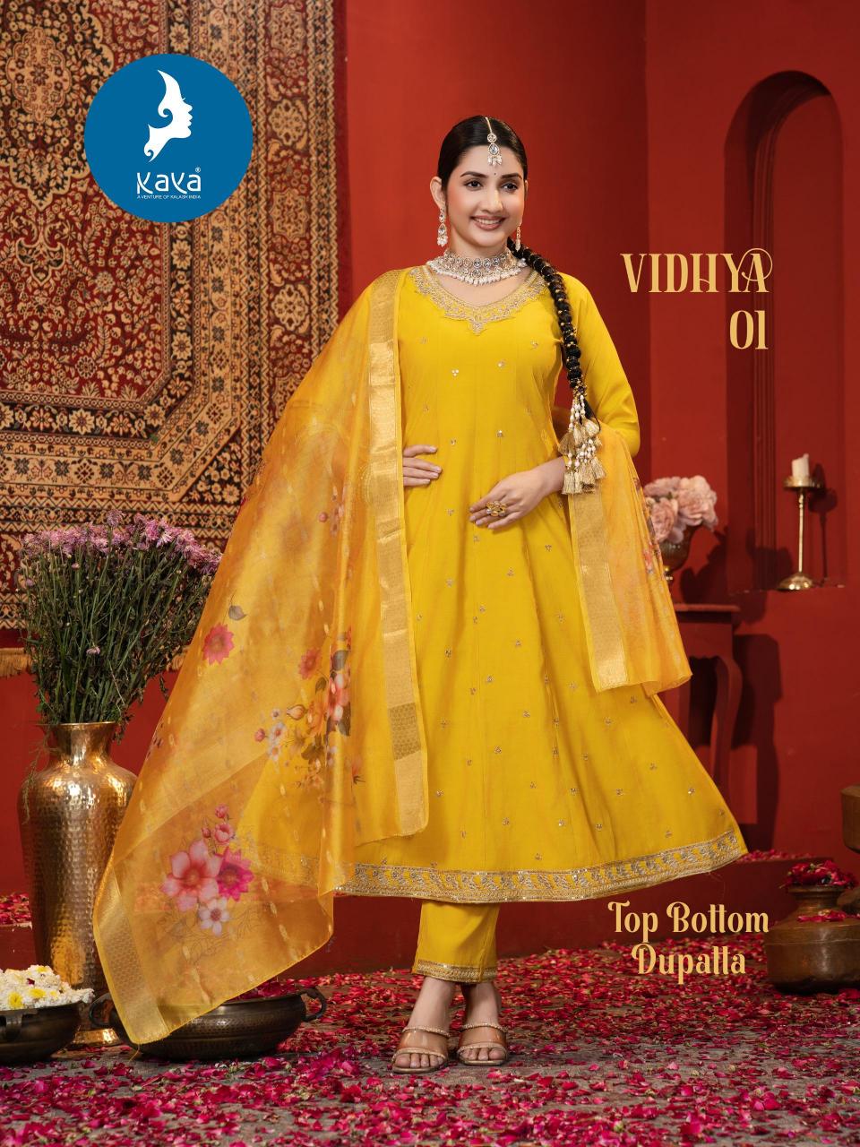 Kaya Vidhya catalog anarkali kurti wholesale catalogue