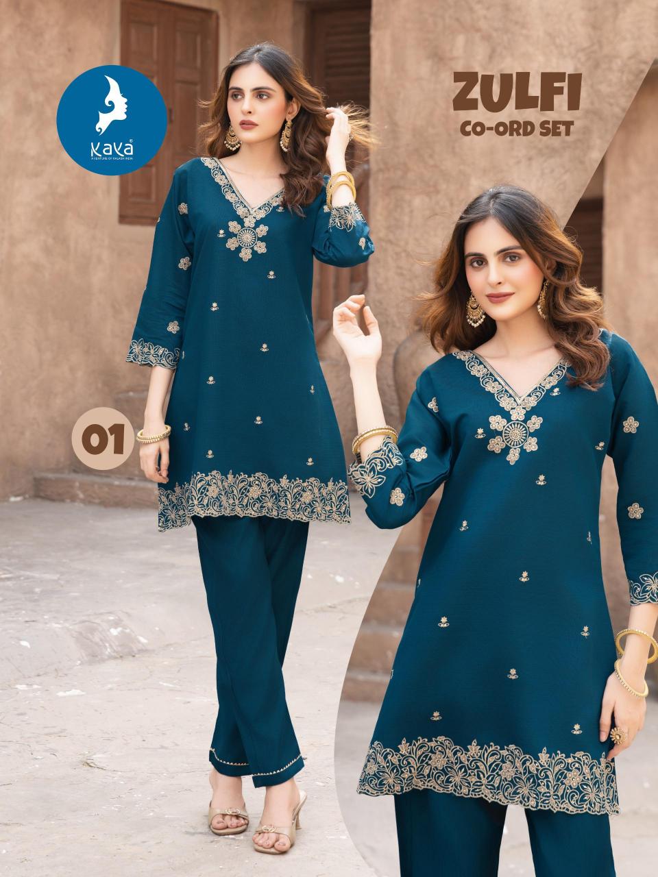 Kaya Zulfi catalog wholesale coord sets