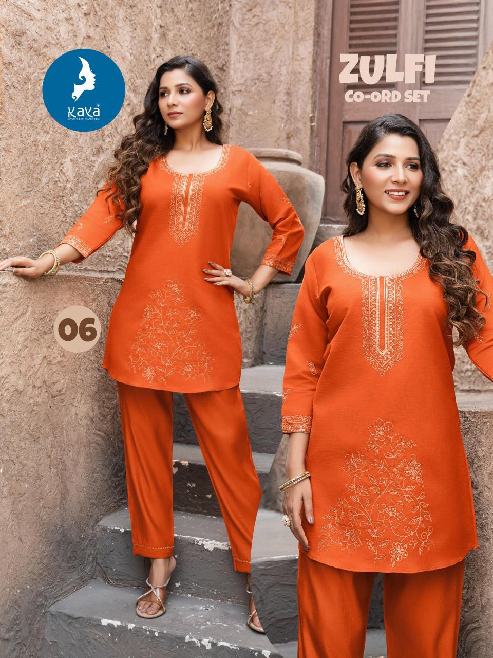 Kaya Zulfi catalog wholesale coord sets