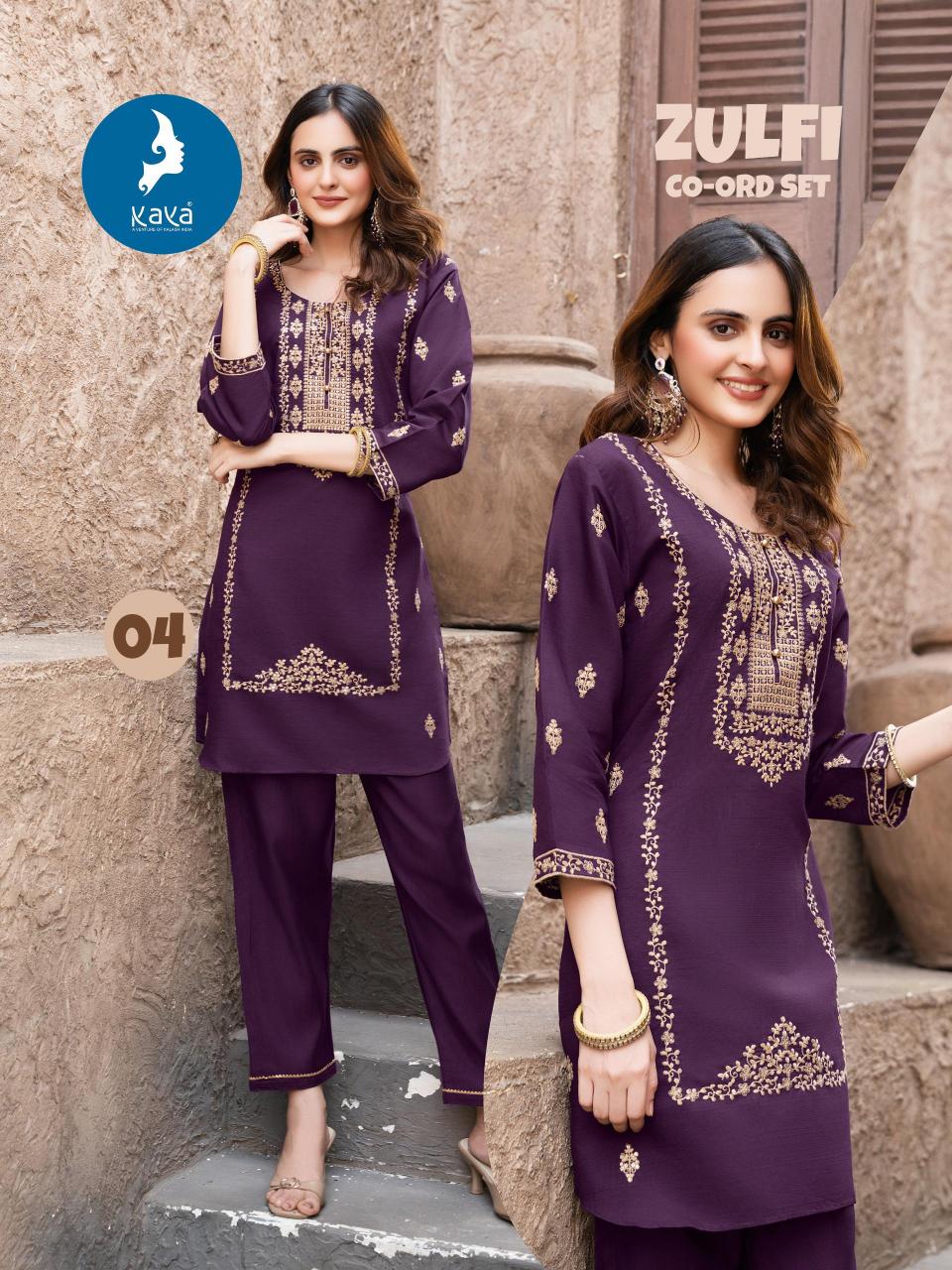 Kaya Zulfi catalog wholesale coord sets