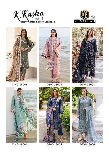 Keval K.Kasha Vol-18 – Karachi Readymade Kurti Pant With Dupatta - Wholesale Catalog