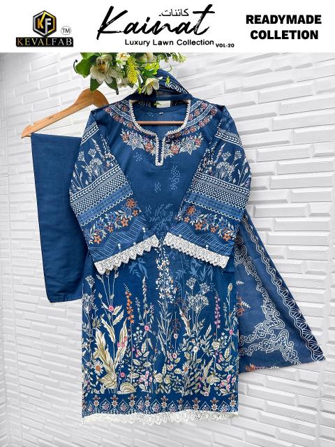 Keval Kainat Vol-20 – Karachi Readymade Kurti Pant With Dupatta - Wholesale Catalog