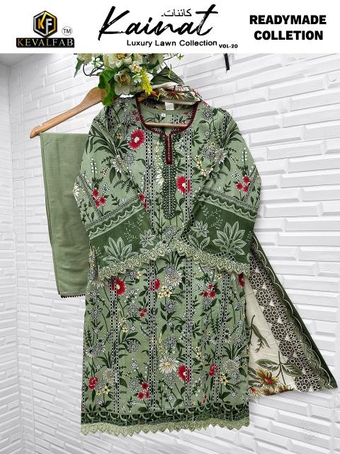 Keval Kainat Vol-20 – Karachi Readymade Kurti Pant With Dupatta - Wholesale Catalog