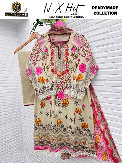 Keval Nx.Hit Vol-14 – Karachi Readymade Kurti Pant With Dupatta - Wholesale Catalog