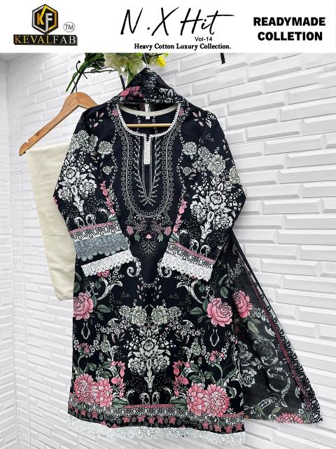Keval Nx.Hit Vol-14 – Karachi Readymade Kurti Pant With Dupatta - Wholesale Catalog