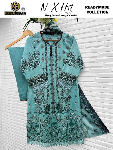 Keval Nx.Hit Vol-14 – Karachi Readymade Kurti Pant With Dupatta - Wholesale Catalog