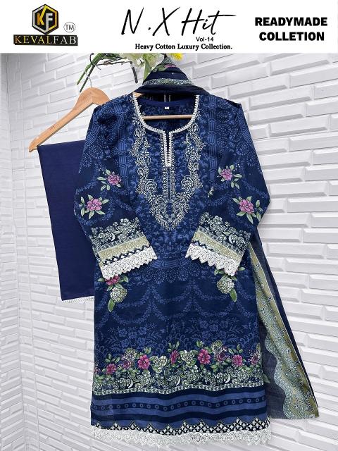Keval Nx.Hit Vol-14 – Karachi Readymade Kurti Pant With Dupatta - Wholesale Catalog