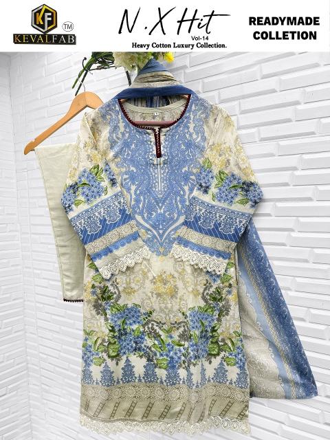 Keval Nx.Hit Vol-14 – Karachi Readymade Kurti Pant With Dupatta - Wholesale Catalog