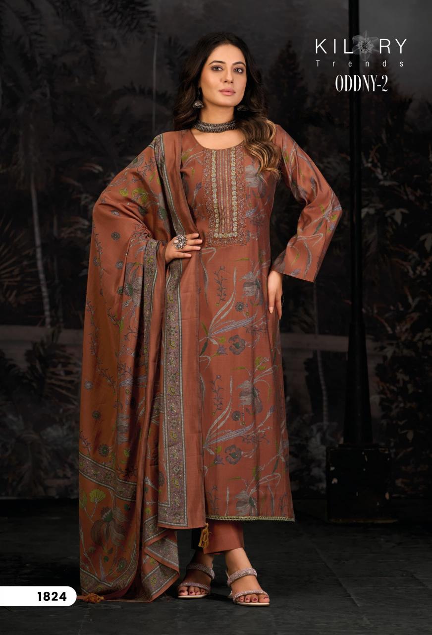Kilory Oddny vol 2 catalog unstitched salwar kameez wholesalers