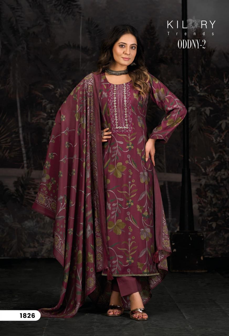 Kilory Oddny vol 2 catalog unstitched salwar kameez wholesalers