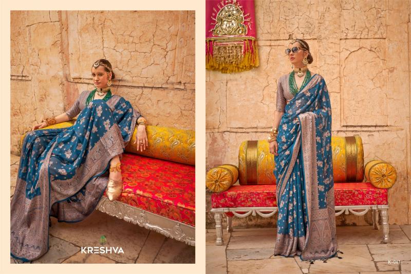 Kreshva Alaknanda catalog wedding sarees wholesale market surat