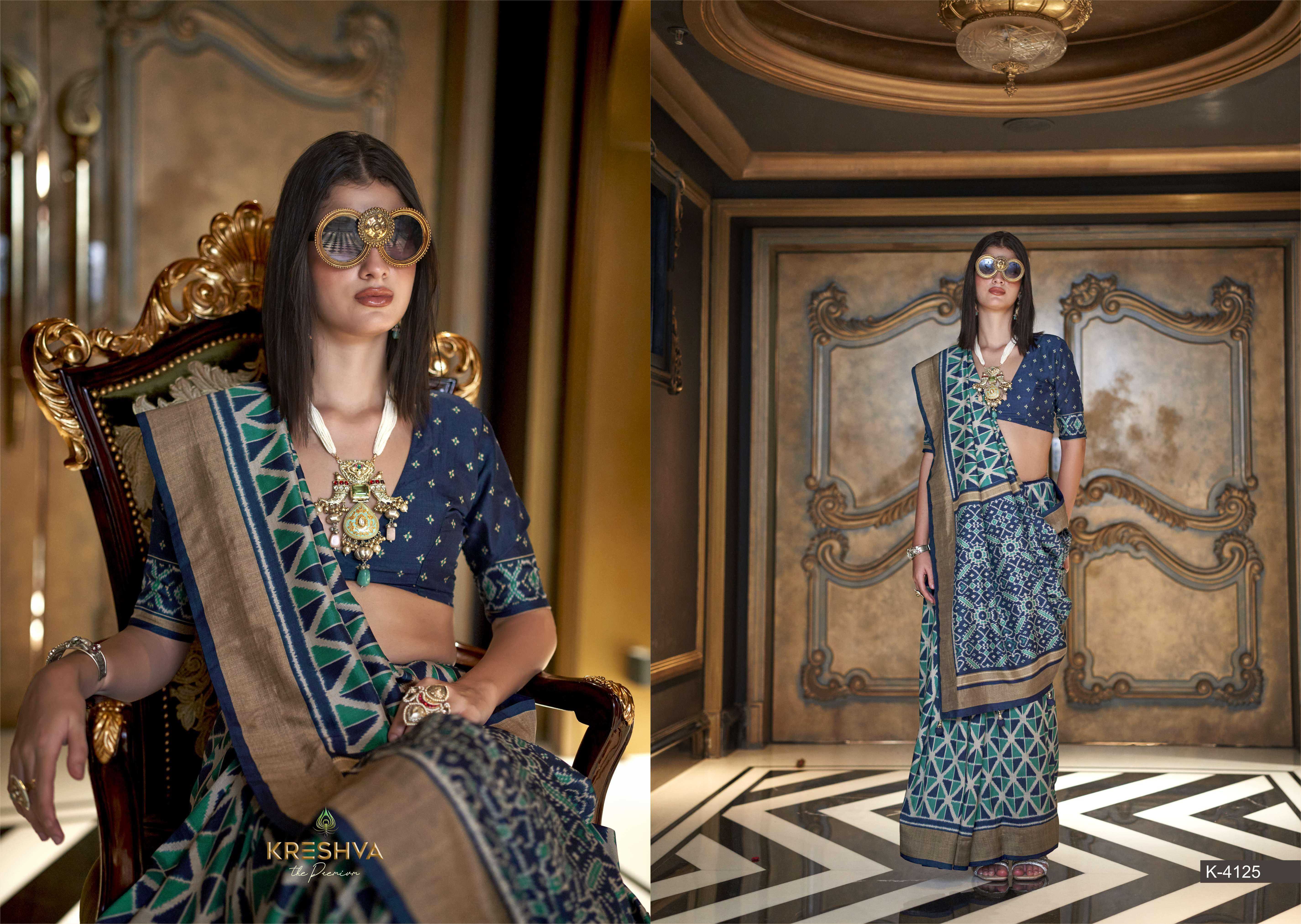 Kreshva Meenakumari catalog surat sarees online looking